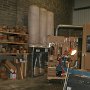 Joes workshop (large extractor at the back for studio)
